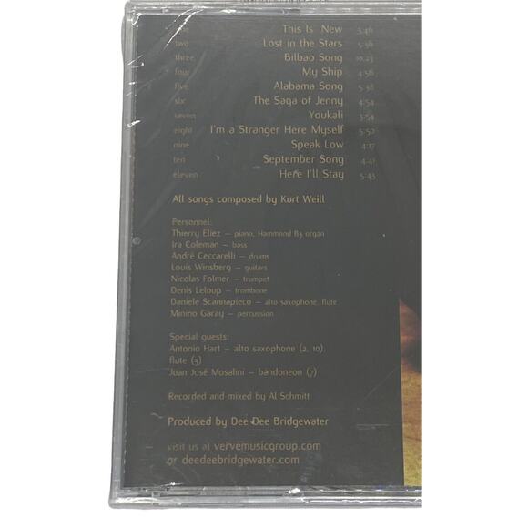 DEE DEE BRIDGEWATER - This Is New CD 2002 Verve Jazz Vocals First Edition New - Picture 10 of 14